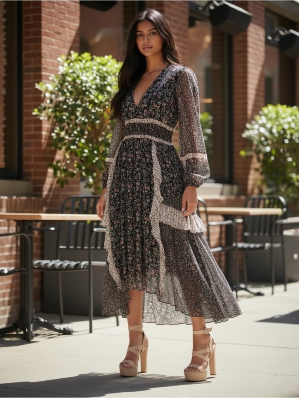 NWT Ulla Johnson Primrose Midi Dress Size 0 $725